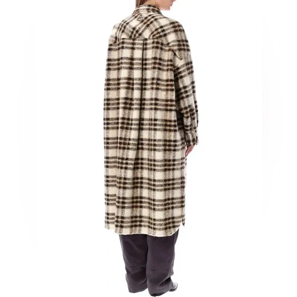Isabel Marant ÉtoileIsabel Marant Étoile Check Pattern Shirt Coat
